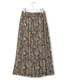 J.PRESS YORK STREET 【WOMEN】ペイズリーワイドプリーツ スカート
