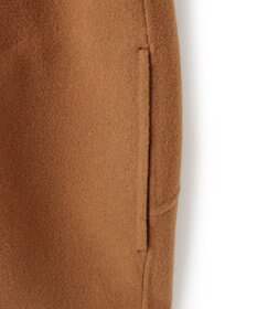 BEIGE， 【andGIRL 秋号掲載】LEMOORE / ウールリバースタンドカラーショートコート