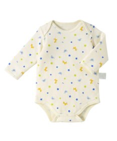 MIKI HOUSE HOT BISCUITS 【70-90cm】 長袖ボディシャツ２枚セット(かぶり仕様)