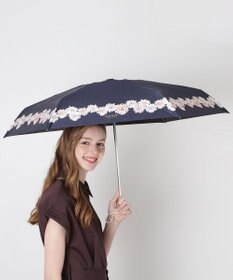 MOONBAT 【WEB限定/一級遮光99.99%】晴雨兼用折りたたみ日傘 ポール&ジョー(PAUL & JOE ACCESSOIRES)クリザンテーム/バイカラー 雨の日OK 遮熱 簡単開閉 UV 晴雨兼用