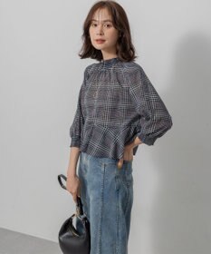 組曲 L ライトトロピカルティアード ブラウス