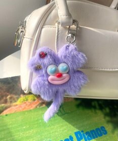 WEGO ハッピークローバーモンスターぬいぐるみキーホルダー