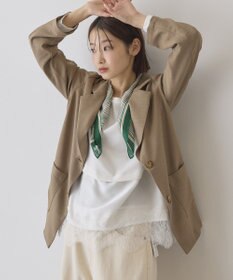 AMERICAN HOLIC リネンライクオーバーサイズジャケット