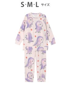 tsumori chisato SLEEP ツモリチサト パジャマ 長袖 長ズボン ルームウェア マイクロフリース素材 あたたかい 上下セット 冬 tsumori chisato SLEEP UDW441 /ワコール