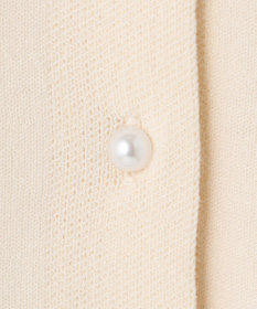 組曲 KIDS 【110-140cm】リボンインターシャニット カーディガン