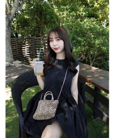 Green Parks コルセット風ミニワンピース