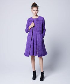 TOCCA CHIFFON TWEED ドレス