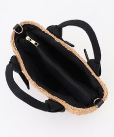 LA BAGAGERIE 【MONICA】リボンハンドル2WAYかごバッグ