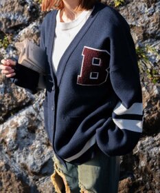 WEGO レタードカーディガン