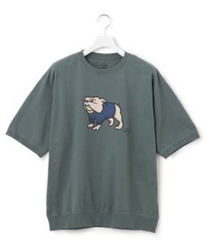 J.PRESS YORK STREET 【UNISEX】ブルドッグプリントTシャツ