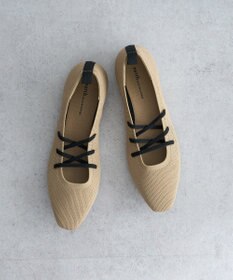 earth music&ecology レースアップニットバレーシューズ