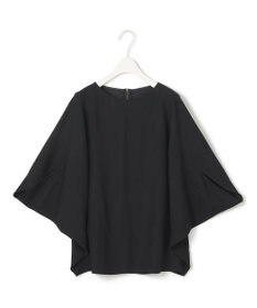 ICB 【新色追加・WEB限定カラーあり・UVケア・接触冷感・速乾・防シワ・洗える】FluidBackSatin ドルマンスリーブブラウス