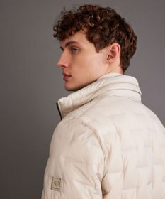 JOSEPH ABBOUD 【軽量/ポケッタブル/撥水】 2WAYストレッチ・パッカブル ダウン ブルゾン