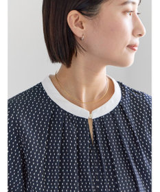 Te chichi スクエアチャームフロントタックブラウス