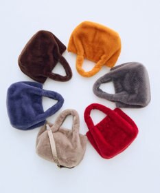 ANY カラーファーバッグ