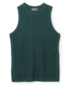 uncrave シースルーケーブルニット ノースリーブトップス