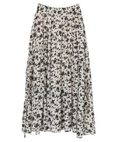 earth music&ecology ドロストギャザーフレアスカート