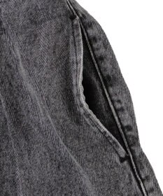 WEGO ベルト付デニムタックショートパンツ