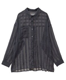 Green Parks シアーワッシャーロングスリーブシャツ