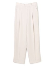 UNFILO 【ウエストゴム】ドライダブルクロス タックテーパードパンツ