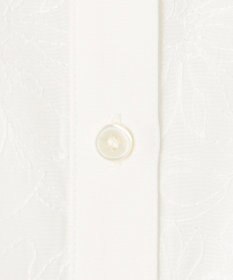 23区 L 【洗える】エンブロイダリー コンビ ブラウス