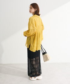 Green Parks シアーワッシャーロングスリーブシャツ