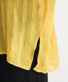 Green Parks シアーワッシャーロングスリーブシャツ