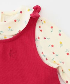 組曲 KIDS 【80-90cm】Tulips Shower  ジャンパースカート