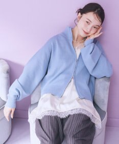 earth music&ecology ジグザグチェーンマンテルネックレス