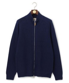 J.PRESS MEN 【WEB限定】畔編み フルジップカーディガン