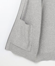 JOSEPH ABBOUD 【チクチクしない/洗える/3シーズン対応】ＳＮＯＷＹボーダー ニットブルゾン