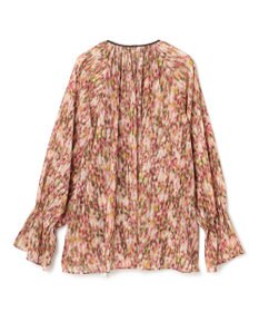 BEIGE， 【洗える】BORONIA / フラワーシフォンブラウス