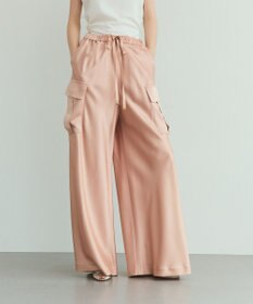 GRACE CONTINENTAL ダブルサテンイージーパンツ