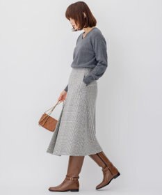 23区 【WEB限定】カシミヤブレンドバルキー Vネック ニット