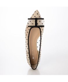 MODE ET JACOMO <carino>ドットチュールパンプス