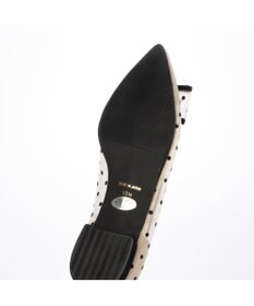 MODE ET JACOMO <carino>ドットチュールパンプス