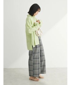 Green Parks 綿麻混バギーパンツ