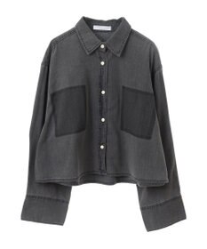 Green Parks ショート丈デニムシャツ