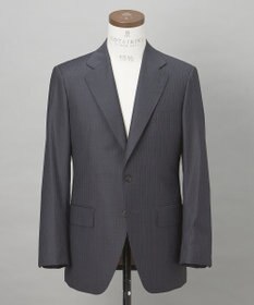 GOTAIRIKU 【Loro Piana Fabric】365 通年スーツ(グレー×ストライプ)