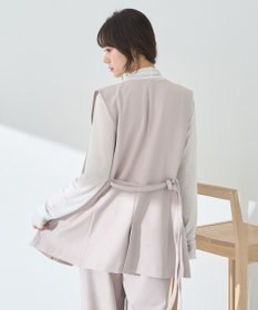 earth music&ecology ショルダータックジレ