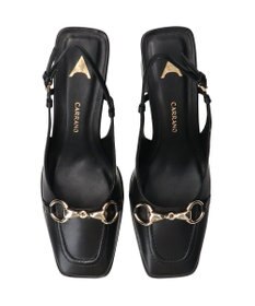 INTER-CHAUSSURES 【CARRANO】ホースビットバックストラップパンプス