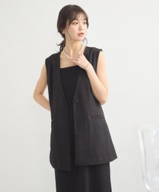 earth music&ecology ショルダータックジレ