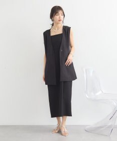 earth music&ecology ショルダータックジレ