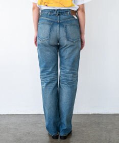 caqu boy`s cutⅡ テーパードストレートデニム USEDWASH