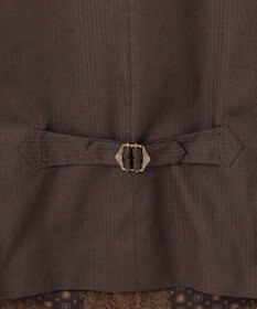 JOSEPH ABBOUD 【ツィード/UKファブリック】ツイード  ウィンドーペン ベスト