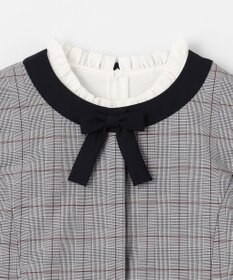 組曲 KIDS 【150-170㎝】グレンチェックジャケット＆プリーツワンピース セット