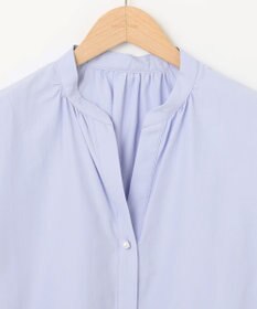 SHARE PARK LADIES スキッパーネックギャザーブラウス