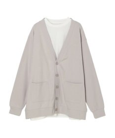 CRAFT STANDARD BOUTIQUE 強撚ポンチカーディガン＋Ｌ／Ｓ　ＴＥＥーＳＥＴ