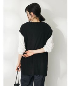 CRAFT STANDARD BOUTIQUE 【２点セット】片畦ニットベスト＋ロンＴＥＥ