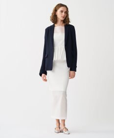 uncrave 【防シワ・洗濯機洗い可】ウォッシャブル ダブルクロス ジャケット